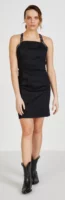 Crna ljetna sportska haljina Calvin Klein s otkrivenim leđima