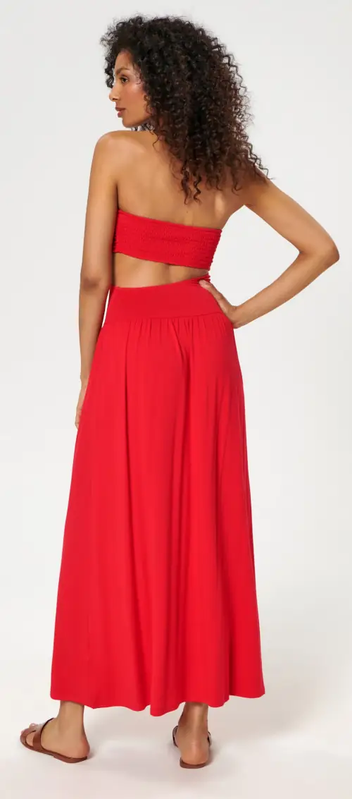 Crvene haljine za plažu jeftine
