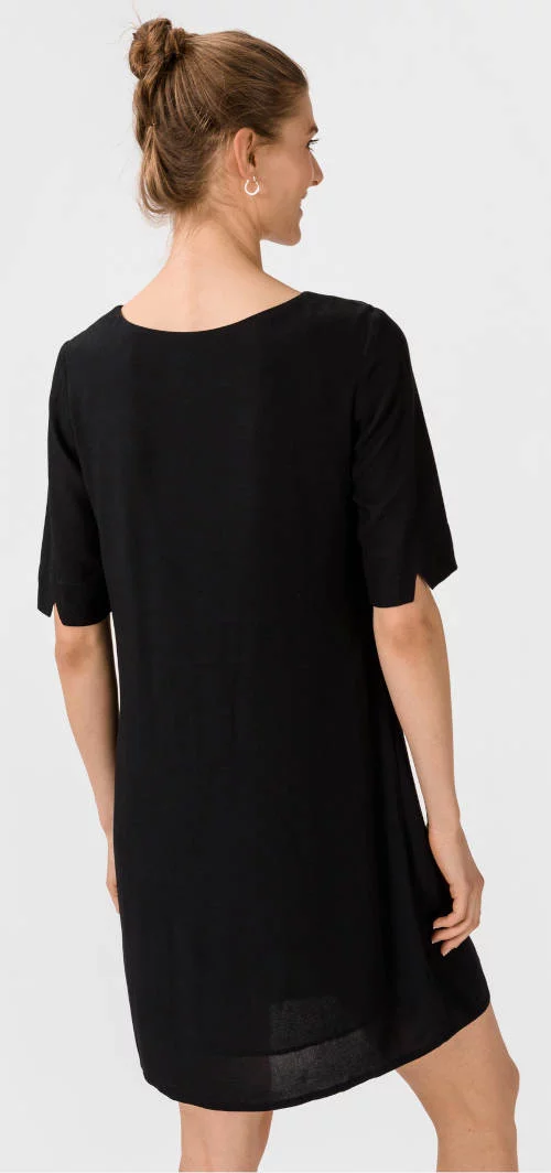Desigual crna ženska mini haljina kratkih rukava